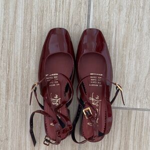 Burgundy Mary Jane’s